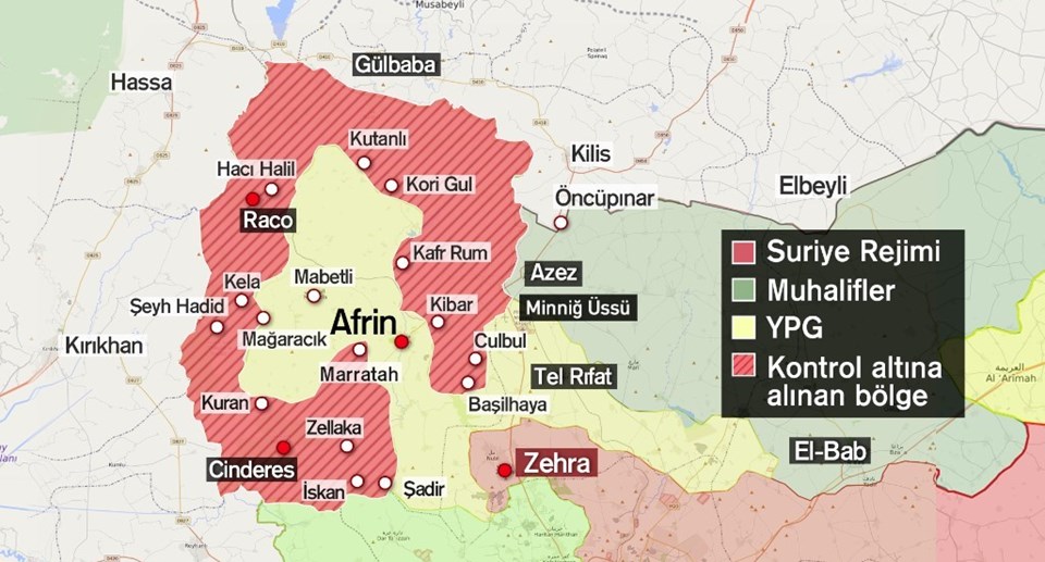 Afrin'de 12 köy daha terörden temizlendi - 1