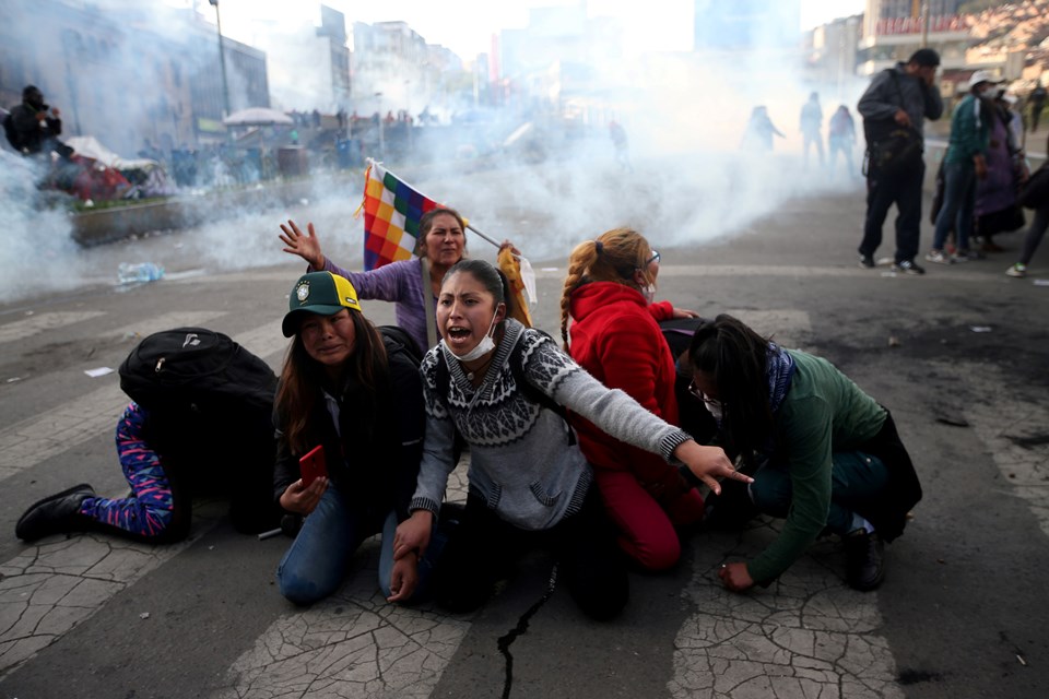 Bolivya'da 5 gösterici hayatını kaybetti - 1