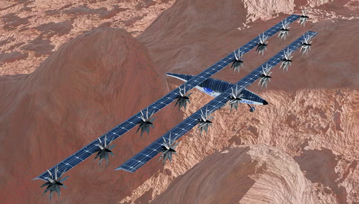 NASA, Güneş enerjisiyle çalışan uçakla Mars'ta su arayacak NASA, Güneş enerjisiyle çalışan uçakla Mars'ta su arayacak
