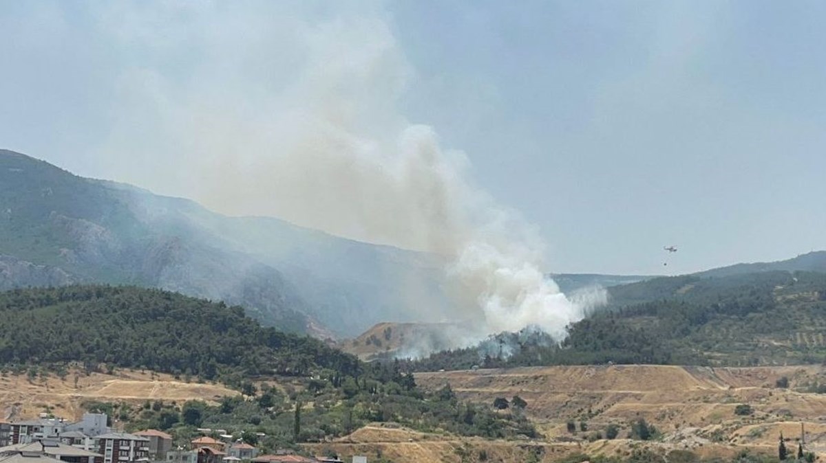 İzmir, Manisa, Balıkesir ve Kahramanmaraş’ta orman yangını