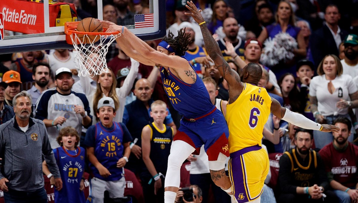 NBA | Nuggets, Lakers karşısında seriye galibiyetle başladı: Anthony Davis'ten 40 sayı