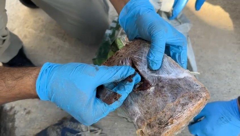 Yolcu otobüsünde 7 kilo eroin ele geçirildi