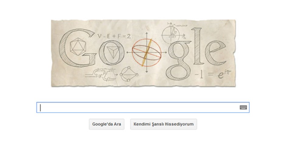 Google’dan Leonhard Euler doodle’ı  - 1