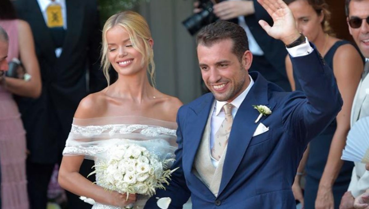Model Frida Aasen ile iş insanı Tommy Chiabra evlendi