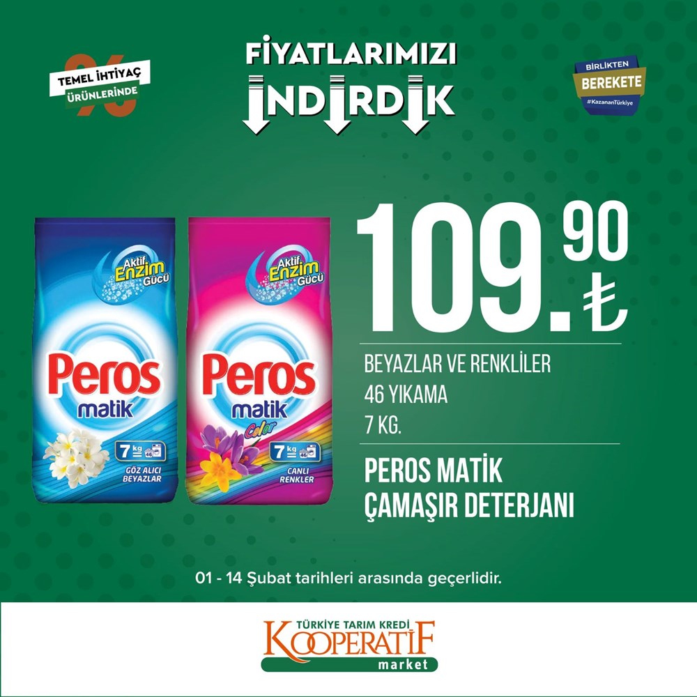 Tarım Kredi Kooperatif Market yeni indirimli ürünler listesi belli oldu (1-14 Şubat güncel indirimli ürünler kataloğu) - 4