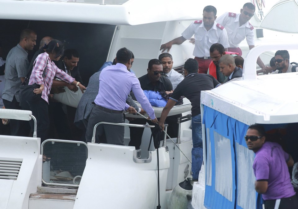 Maldivler Devlet Başkanı’nın teknesinde patlama - 1