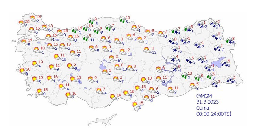 56 il için sarı ve turuncu kod (Meteoroloji'den haftalık hava durumu raporu) - 6