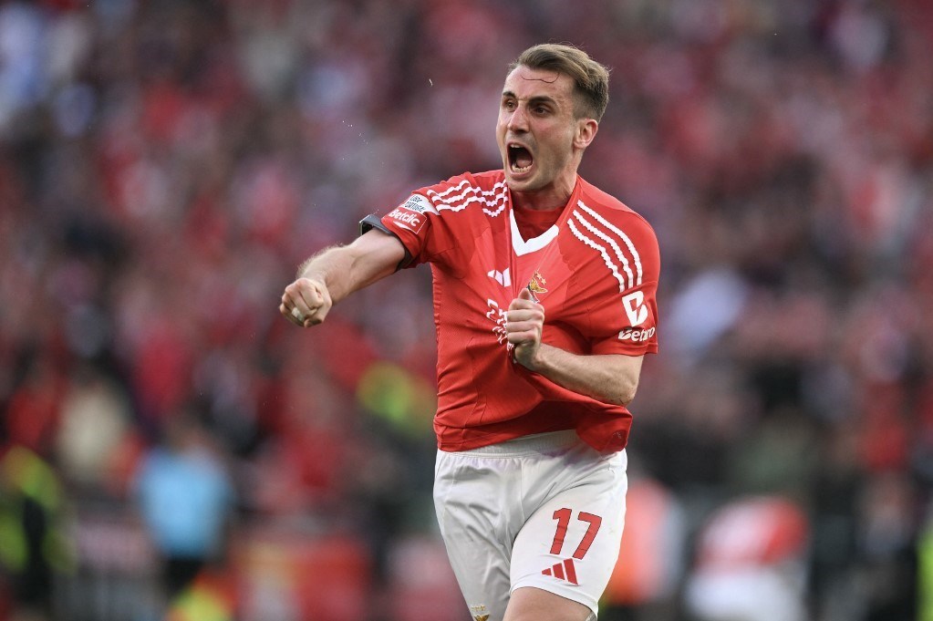 Milli futbolcu Kerem Aktürkoğlu, Benfica formasıyla...