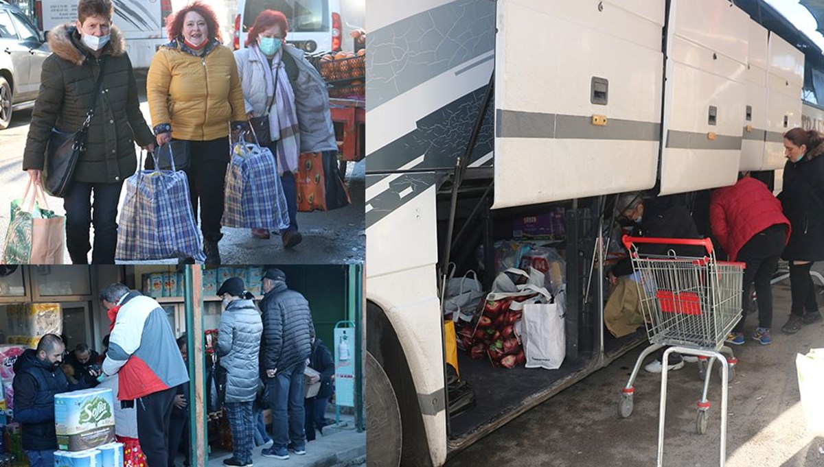 PCR zorunluluğu öncesi Edirne’ye akın ettiler: Bagajları doldurup ayrıldılar
