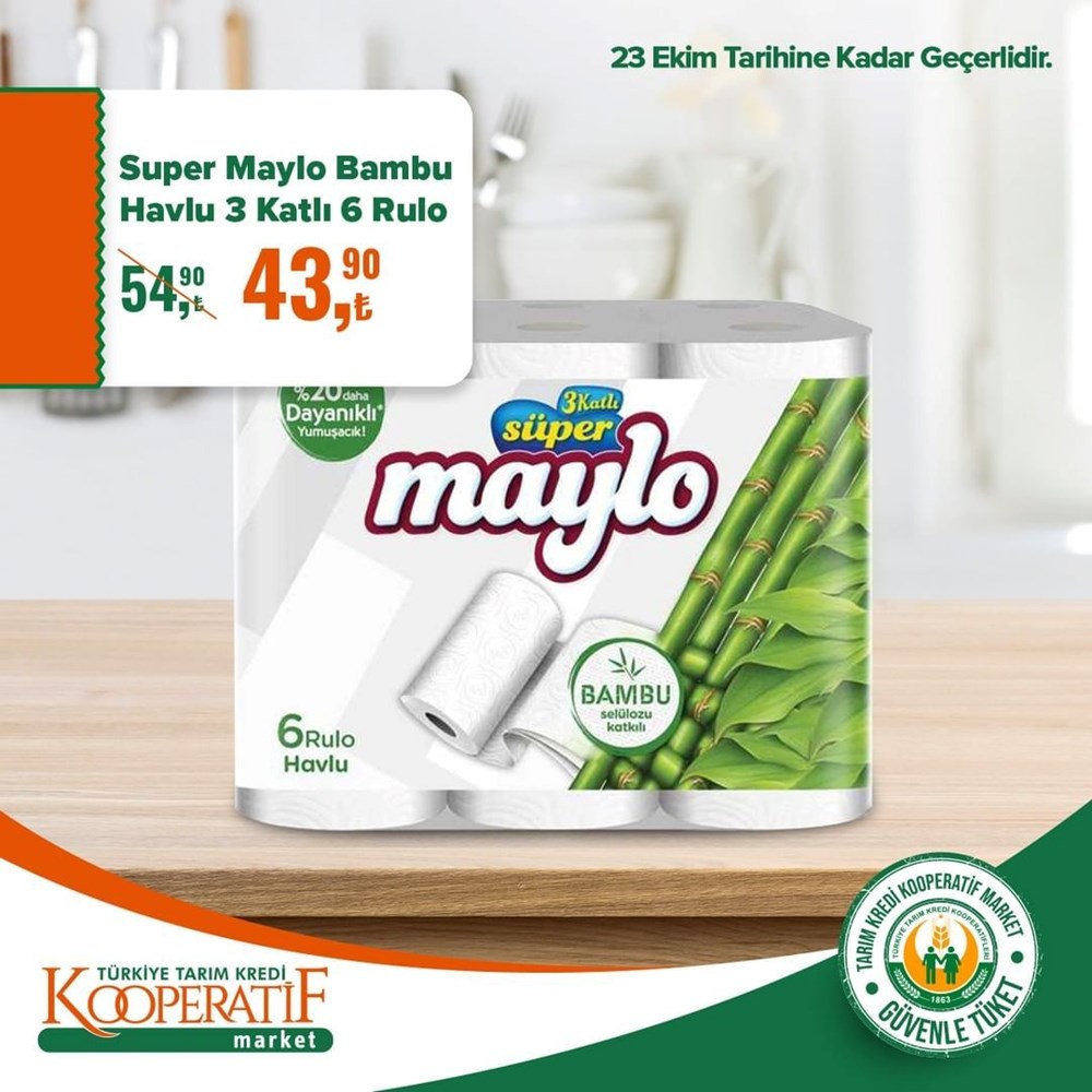 Tarım Kredi Kooperatif Market temel ihtiyaç ürünlerinde büyük indirimler (17-31 Ekim güncel indirimli ürünler kataloğu) - 9