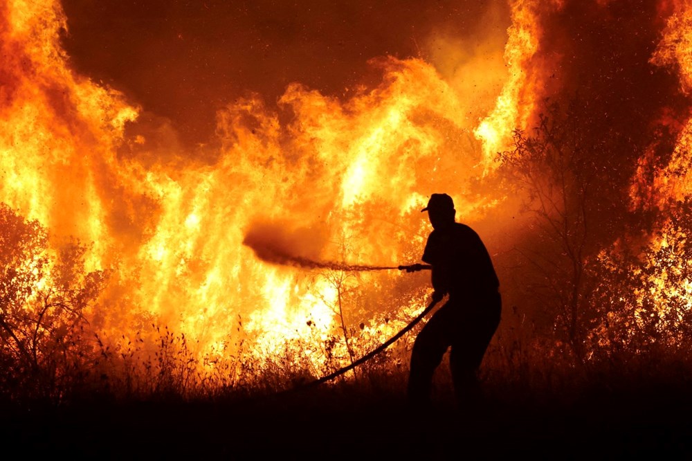 Yunanistan'da orman yangını 3. gününde: Yangın Türk köylerine de ulaştı - 3