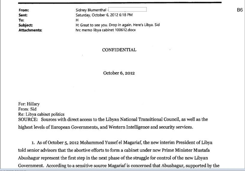 ABD Dışişleri Bakanlığı, Clinton'ın Bingazi e-postalarını yayınladı - 4