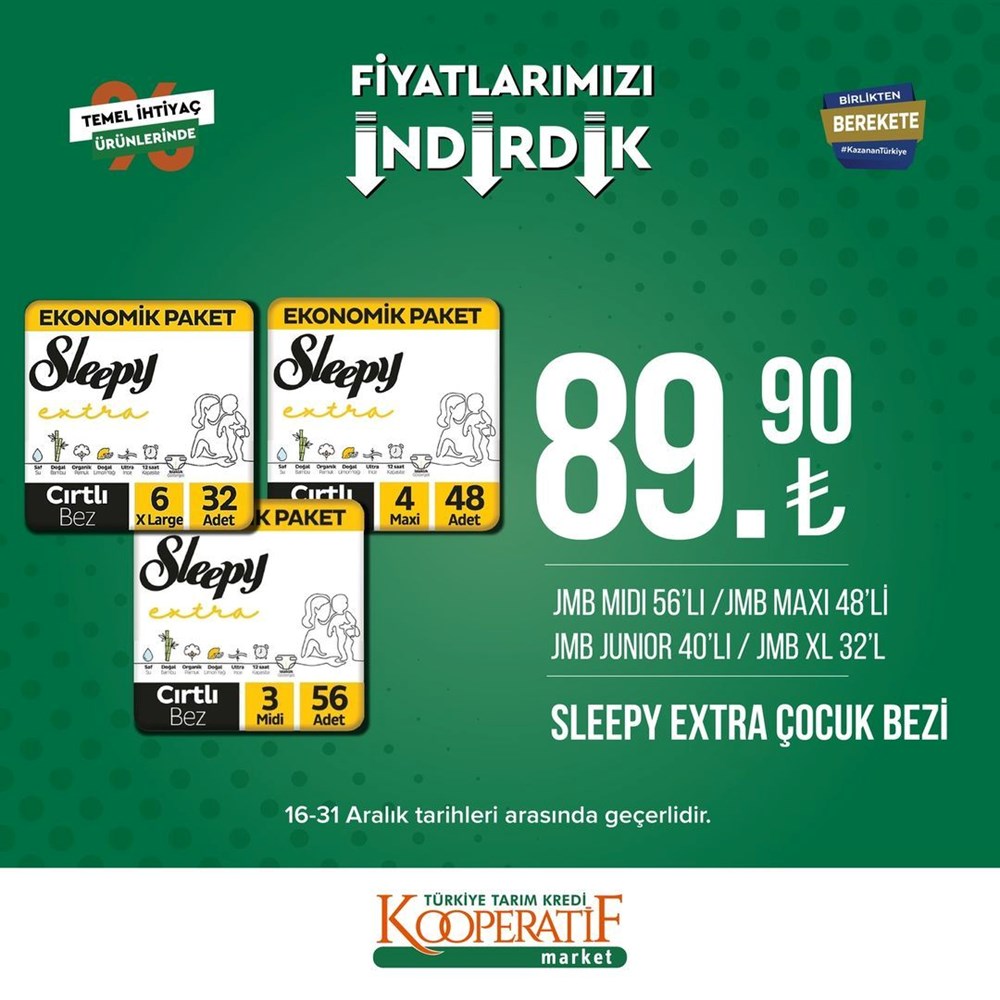 Tarım Kredi Kooperatif Market yeni indirimli ürünler listesini yayınladı (16-31 Aralık güncel indirimli ürünler kataloğu) - 9