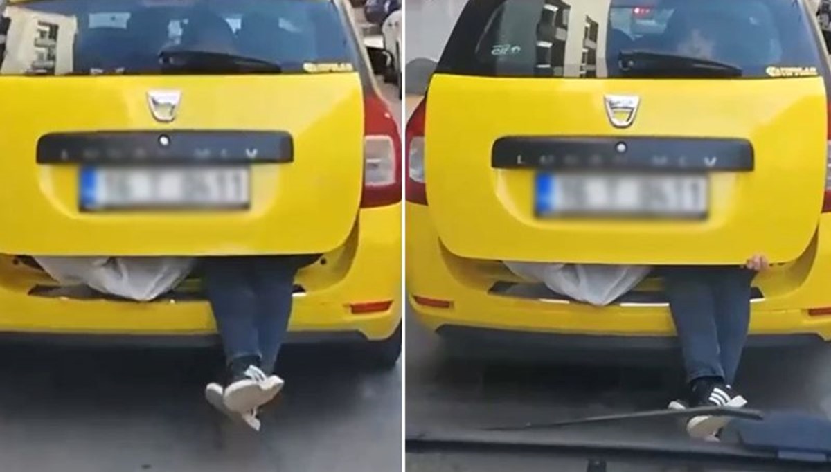 Bursa'da bagajda yolcu taşıyan taksiciye para cezası Bursa'da bagajda yolcu taşıyan taksiciye para cezası