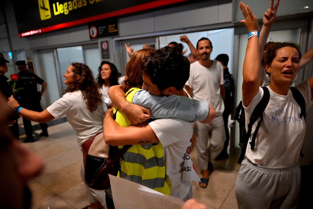 Sumud aktivistleri kahramanlar gibi karşılandı - 4