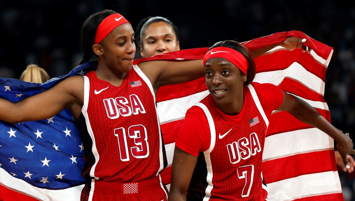 Paris 2024'te kadınlar basketbol şampiyonu ABD Paris 2024'te kadınlar basketbol şampiyonu ABD