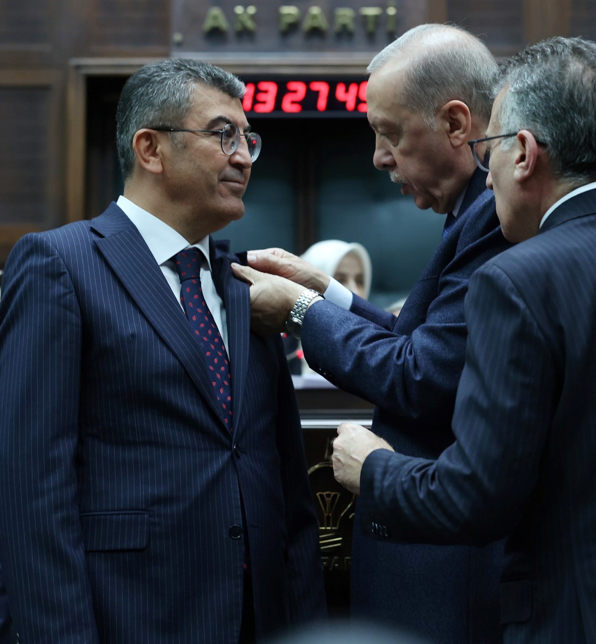 Cumhurbaşkanı Erdoğan, konuşmasının ardından Gelecek Partisi