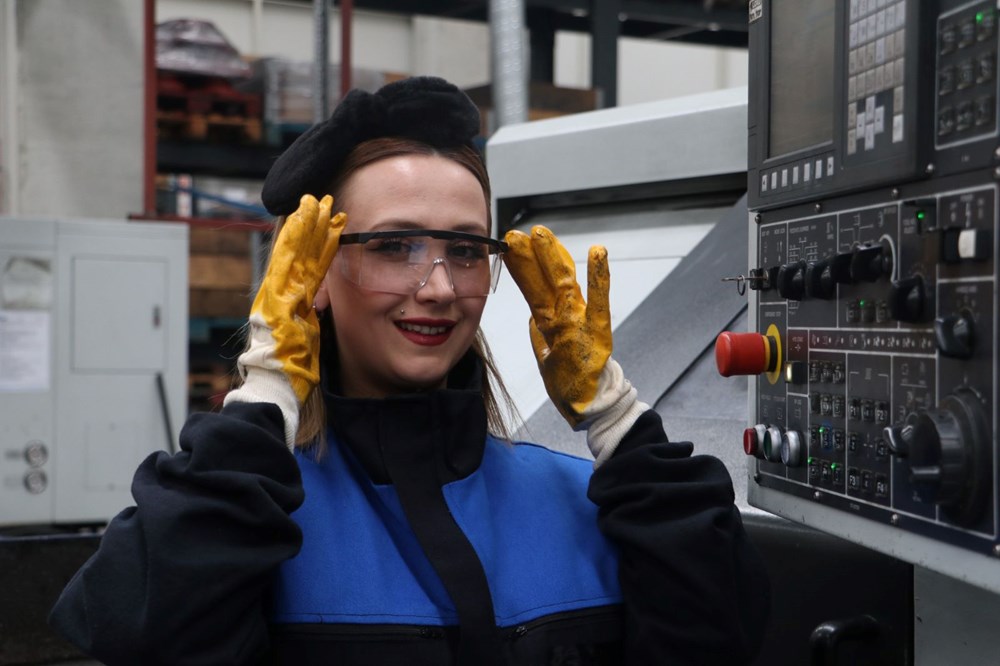 30 yaşında döküm fabrikasının tek kadın tornacısı: 3 yıldır bu mesleği yapıyor - 5