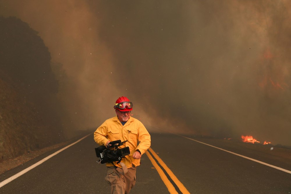 California'da 8 bin kilometrekare alan yandı, rekor kırıldı - 11