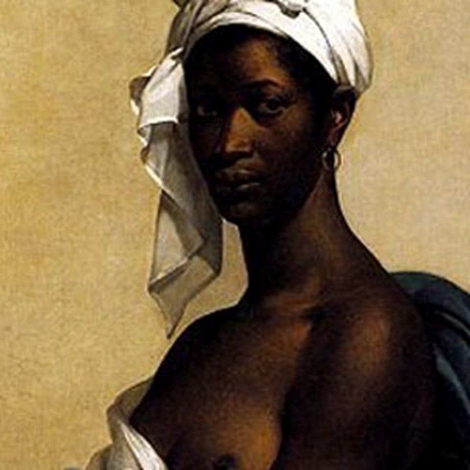 'Portrait d'une négresse' adlı tablo Fransa'da 18. yüzyılın sonlarında köleliğin kaldırılmasıyla bir özgürlük simgesi haline geldi.