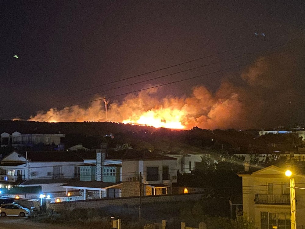 Manisa'da orman yangını: Ekiplerin müdahalesi devam ediyor - 7