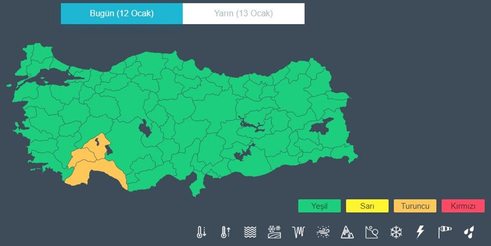 3 il için turuncu kodlu yağış uyarısı (Bugün hava durumu nasıl olacak) - 5