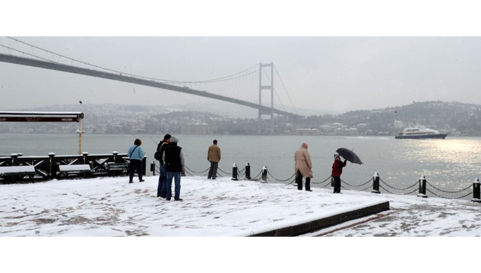 Kar İstanbul’u sevdi
