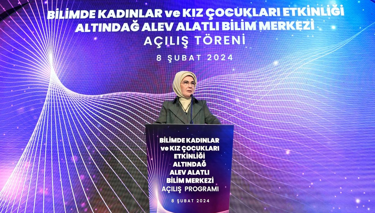 Emine Erdoğan, Alev Alatlı Bilim Merkezi'nin açılışını yaptı | Emine Erdoğan, Alev Alatlı Bilim Merkezi'nin açılışını yaptı |