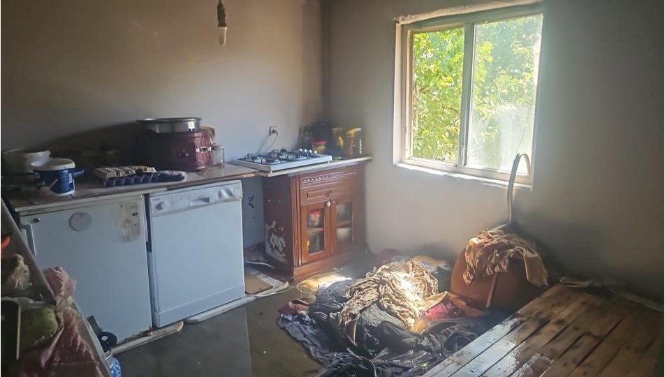 Mutfak tüpü yandı, bir kişi hastanelik oldu