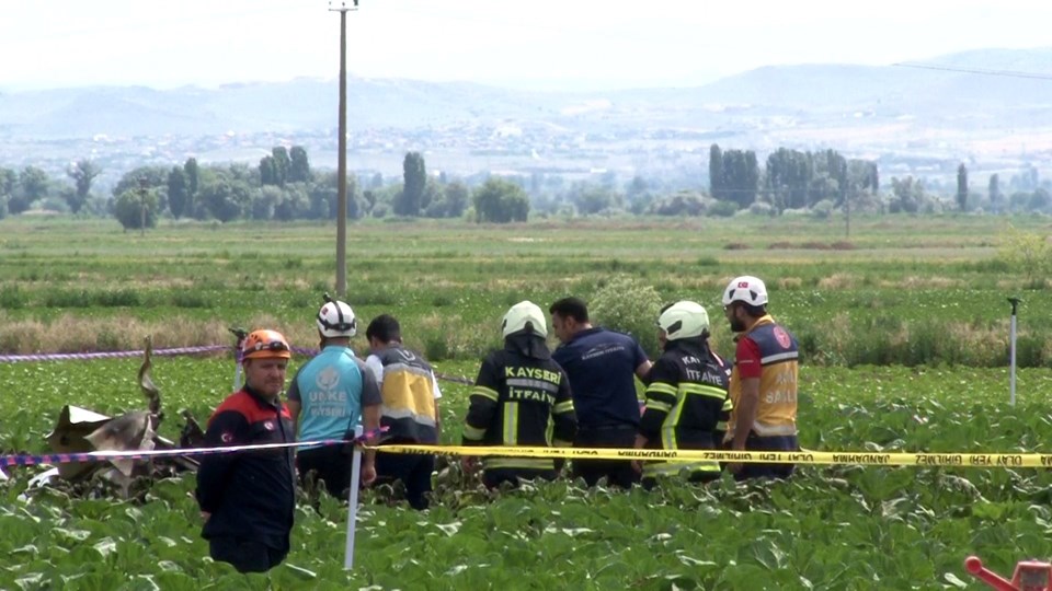 SON DAKİKA HABERİ: Kayseri'de eğitim uçağı düştü - 1