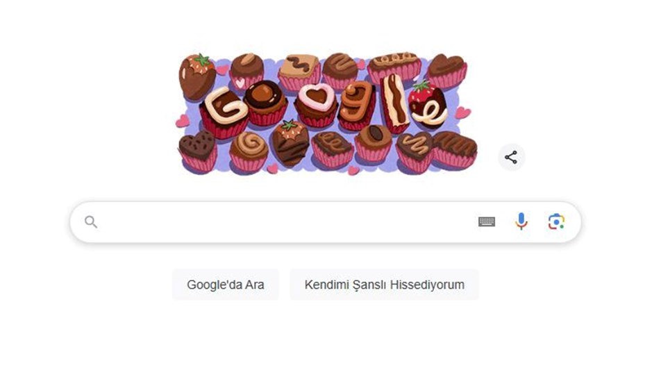 Google'dan 2025 Sevgililer Günü'ne özel doodle