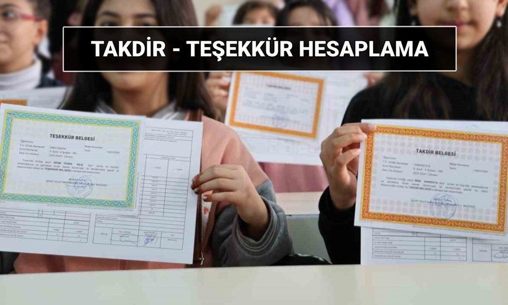 Takdir - Teşekkür hesaplama 2025: MEB takdir ve teşekkür belgesi için kaç puan gerekir, devamsızlık etkiler mi? - 1