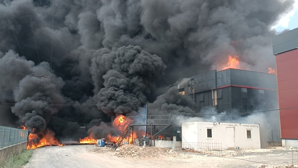 Tekirdağ’da kimya fabrikasında yangın - 5