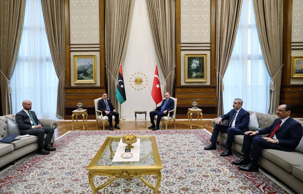 Cumhurbaşkanı Erdoğan, Libya Başbakanı ile görüştü - 8