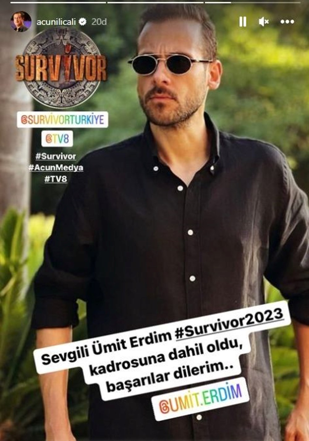 Survivor 2023 sezonunun ikinci yarışmacısı Ümit Erdim oldu: Survivor yeni sezon ne zaman başlayacak? Yeni sezonun yarışmacıları kimler? - 2