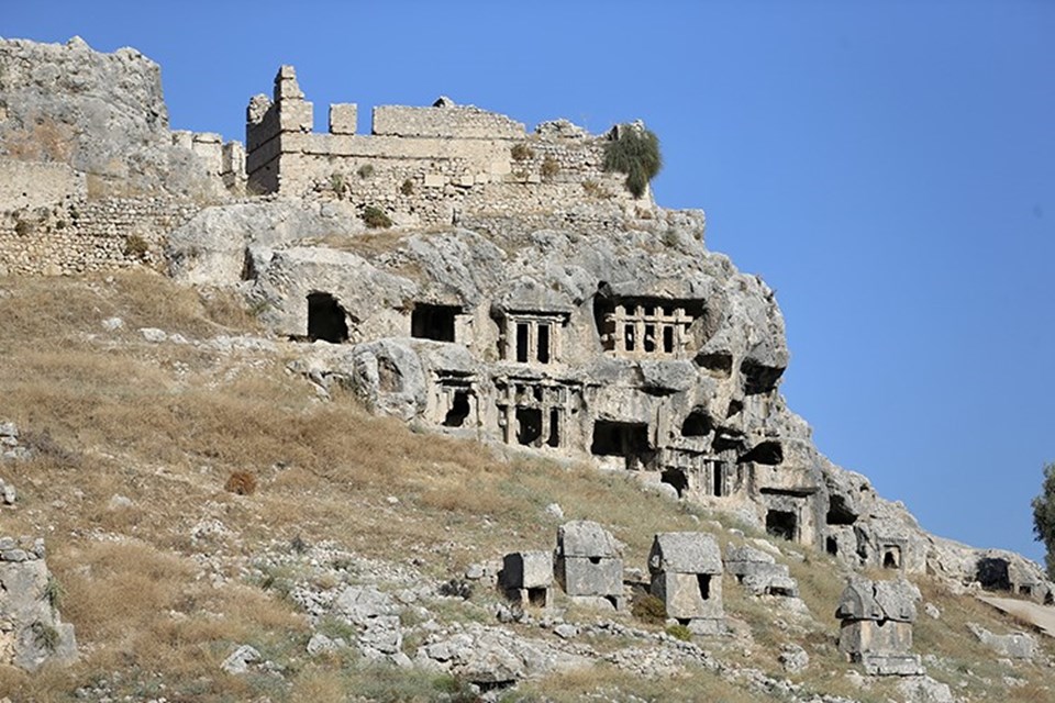 Tlos Antik Kenti'nde restorasyon çalışmaları sürüyor - 1