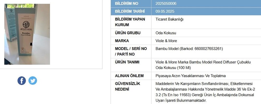 Ticaret Bakanlığı duyurdu... Kanser yapıyor! Satışı yasaklandı - 3