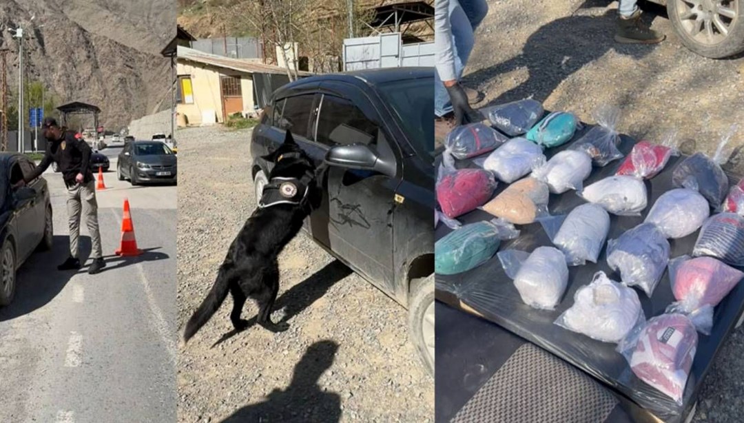 Şüphe üzerine durdurulan otomobilde uyuşturucu ele geçirildi