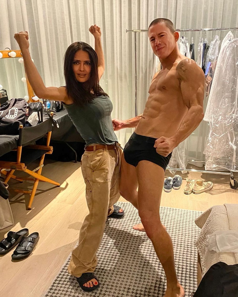 Salma Hayek'ten Channing Tatum'a ilginç doğum günü mesajı - 3