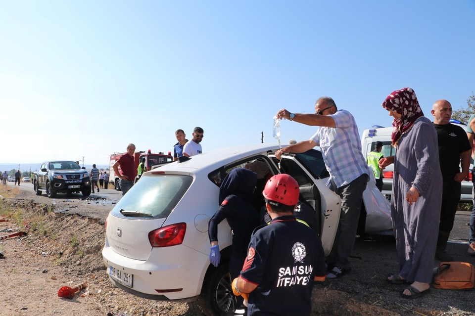 Samsun'da feci kaza: Uzman çavuş hayatını kaybetti - 1