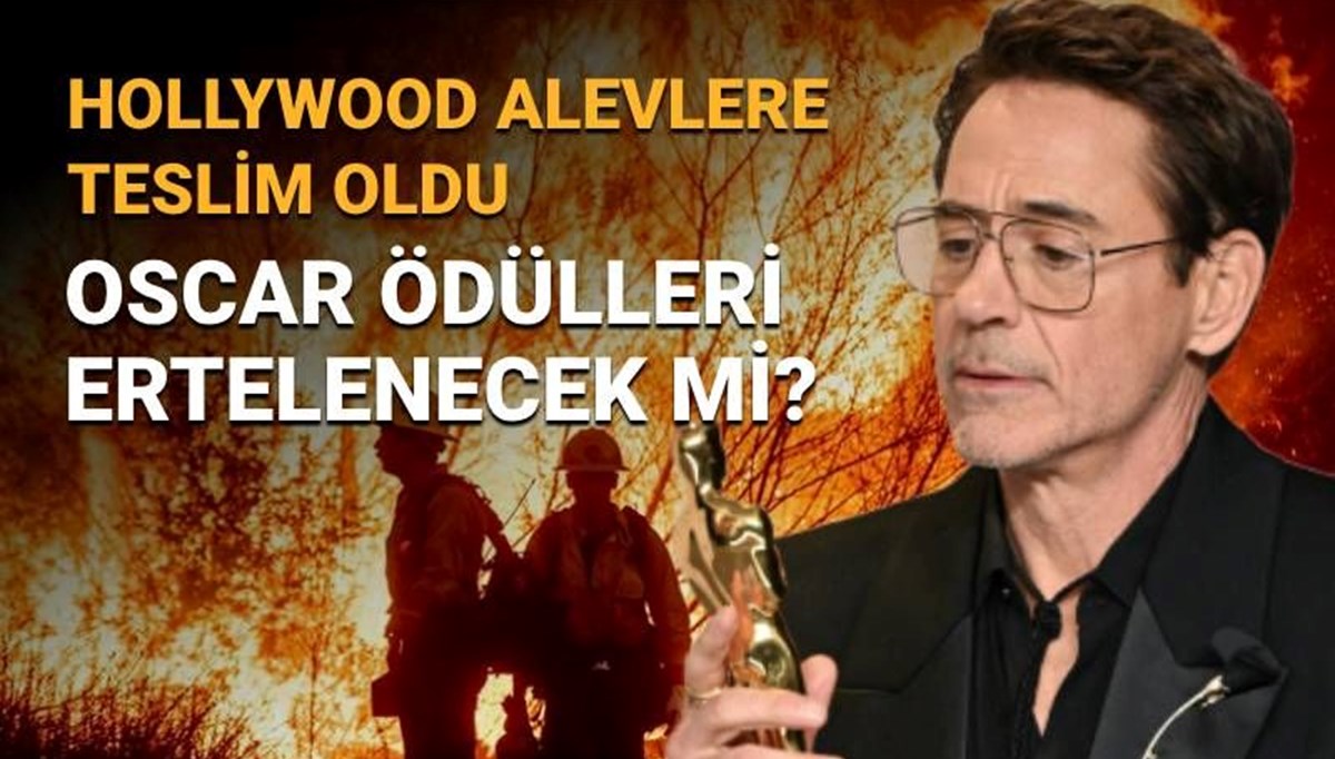 Hollywood alevlere teslim oldu: Oscar Ödülleri ertelenecek mi? Tarihte bir ilk olabilir Hollywood alevlere teslim oldu: Oscar Ödülleri ertelenecek mi? Tarihte bir ilk olabilir