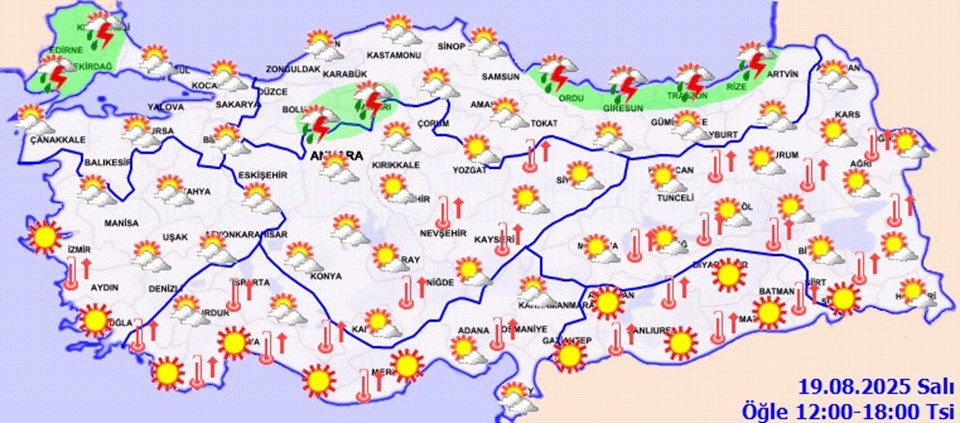 Bugün hava nasıl olacak: Trakya'ya yağış müjdesi - 3