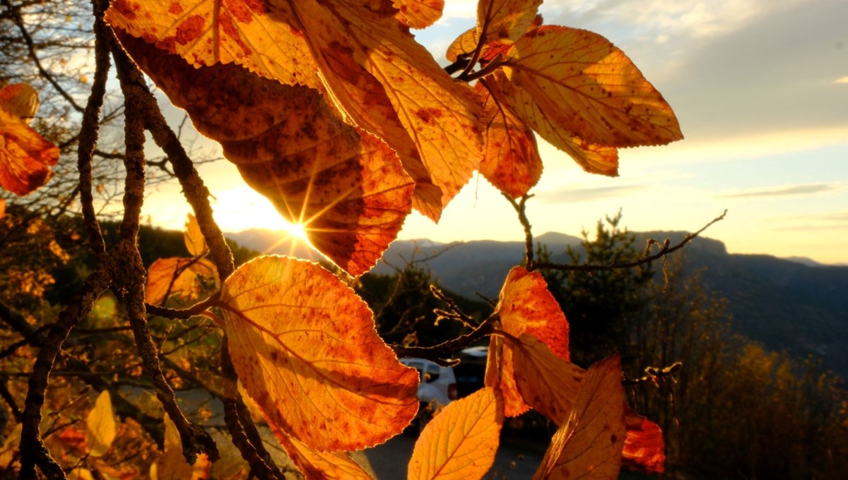 Gümüşhane'de Alpleri aratmayan güzellik: Zirveler kış, vadiler sonbahar