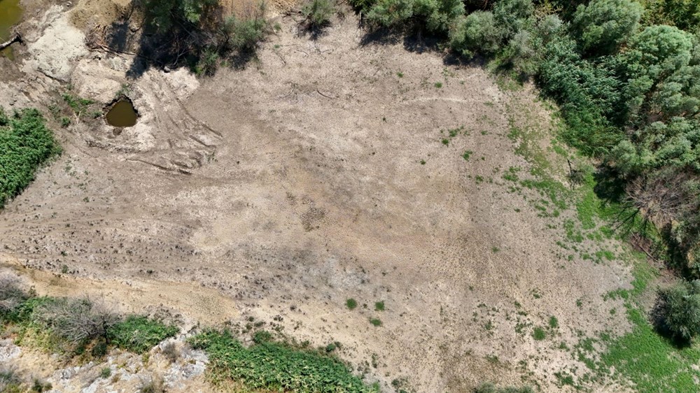 Aşırı sıcaklar Teke Deresi'ni susuz bıraktı - 4
