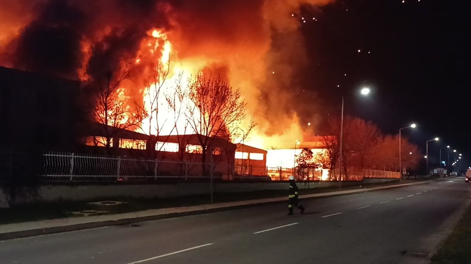 Tekirdağ'da fabrika yangını - 2