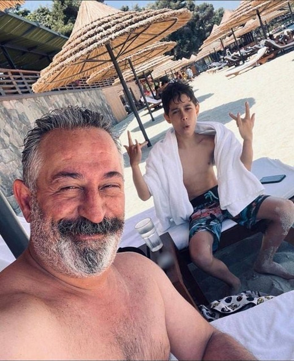 Cem Yılmaz oğlu Kemal ile tatilde - 1