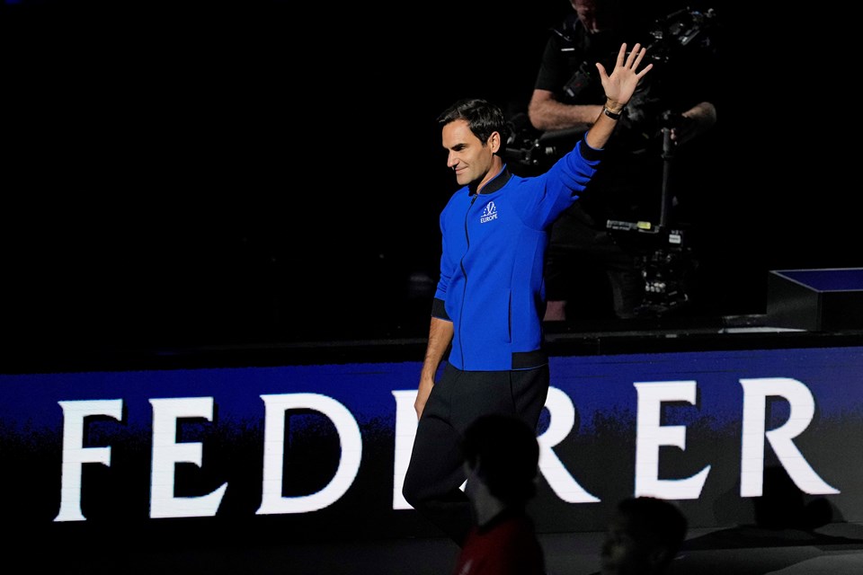 Tenisin efsane ismi Roger Federer kortlara veda etti - 4