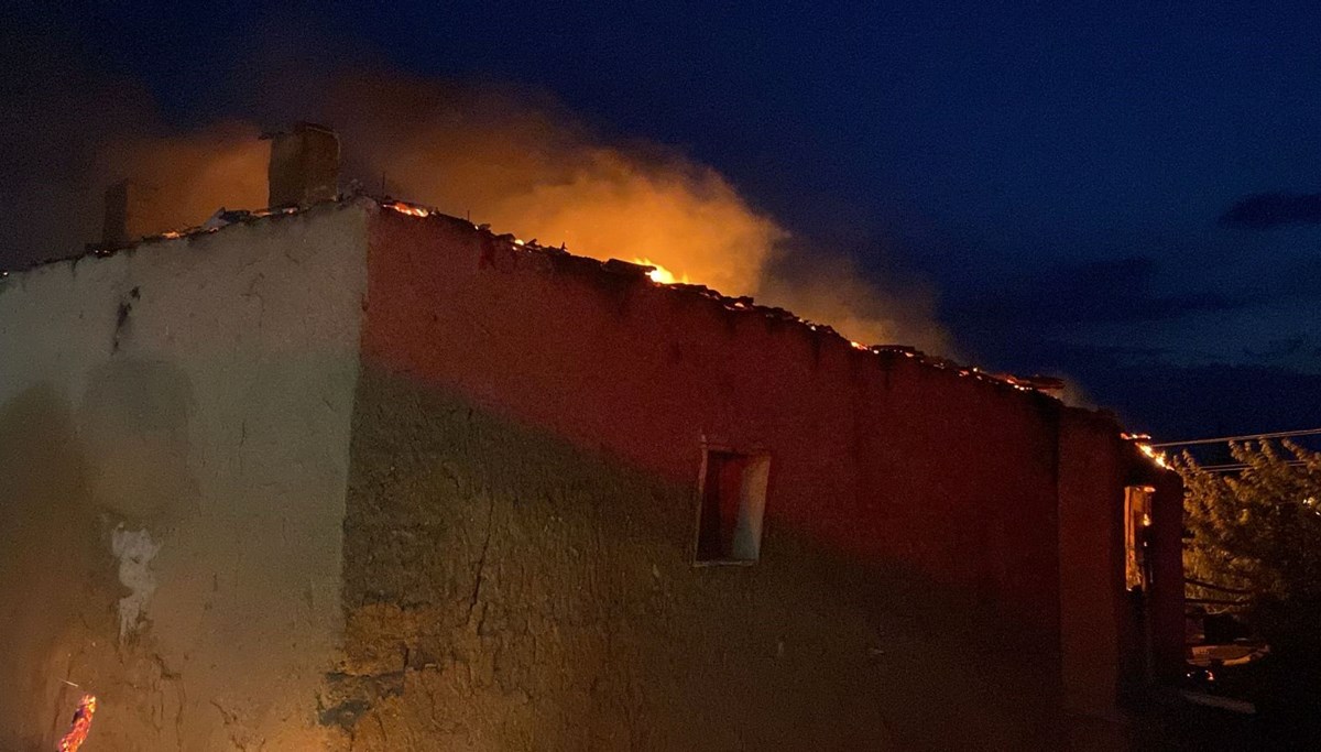 Yozgat'ta korkutan yangın