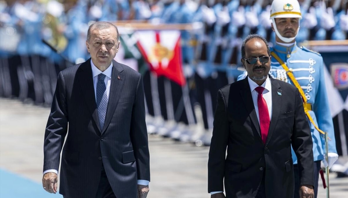 Cumhurbaşkanı Erdoğan, Somali Cumhurbaşkanı ile görüştü Cumhurbaşkanı Erdoğan, Somali Cumhurbaşkanı ile görüştü