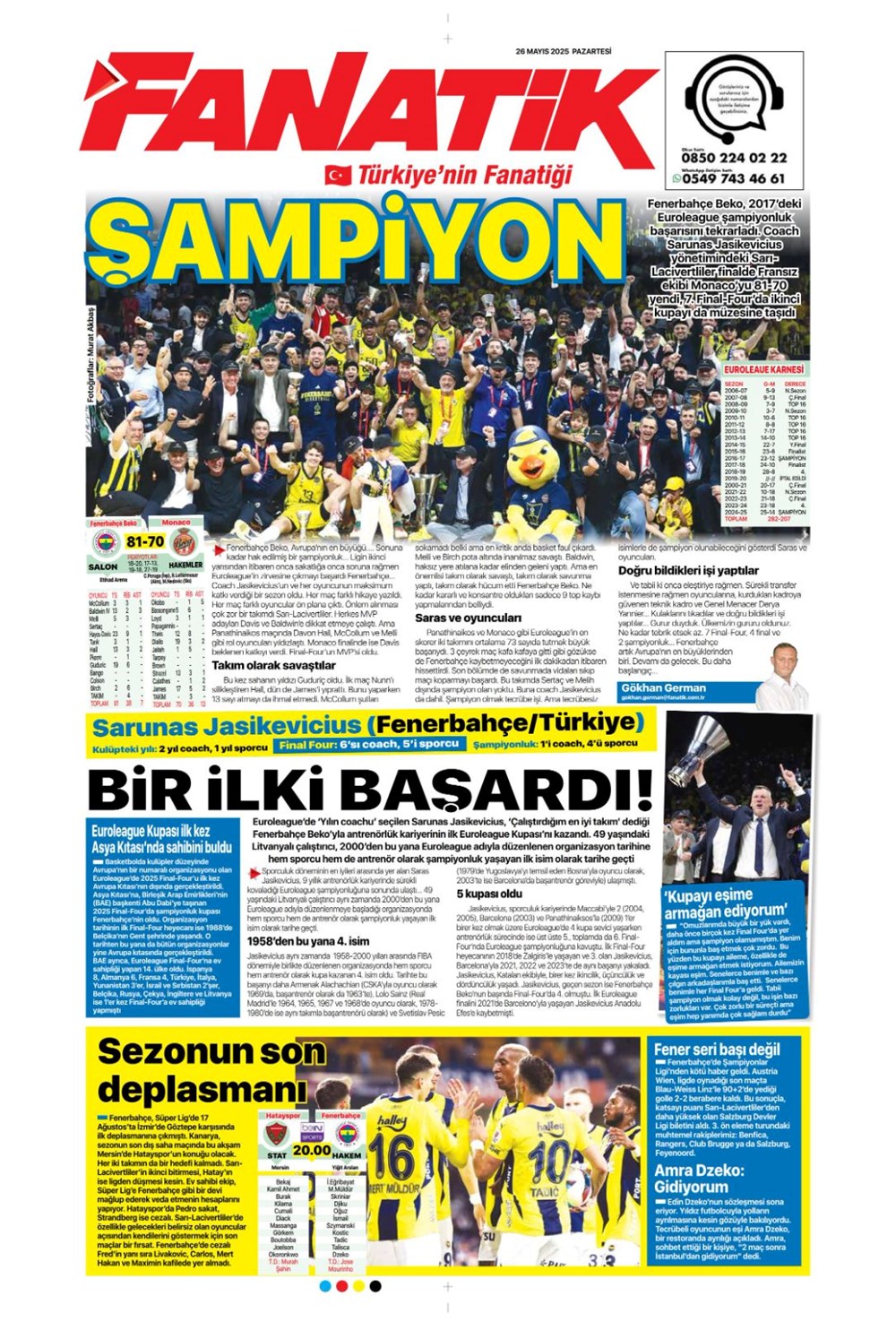 Galatasaray'da gündem Osimhen ve Muslera (26 Mayıs 2025 spor manşetleri) - 5